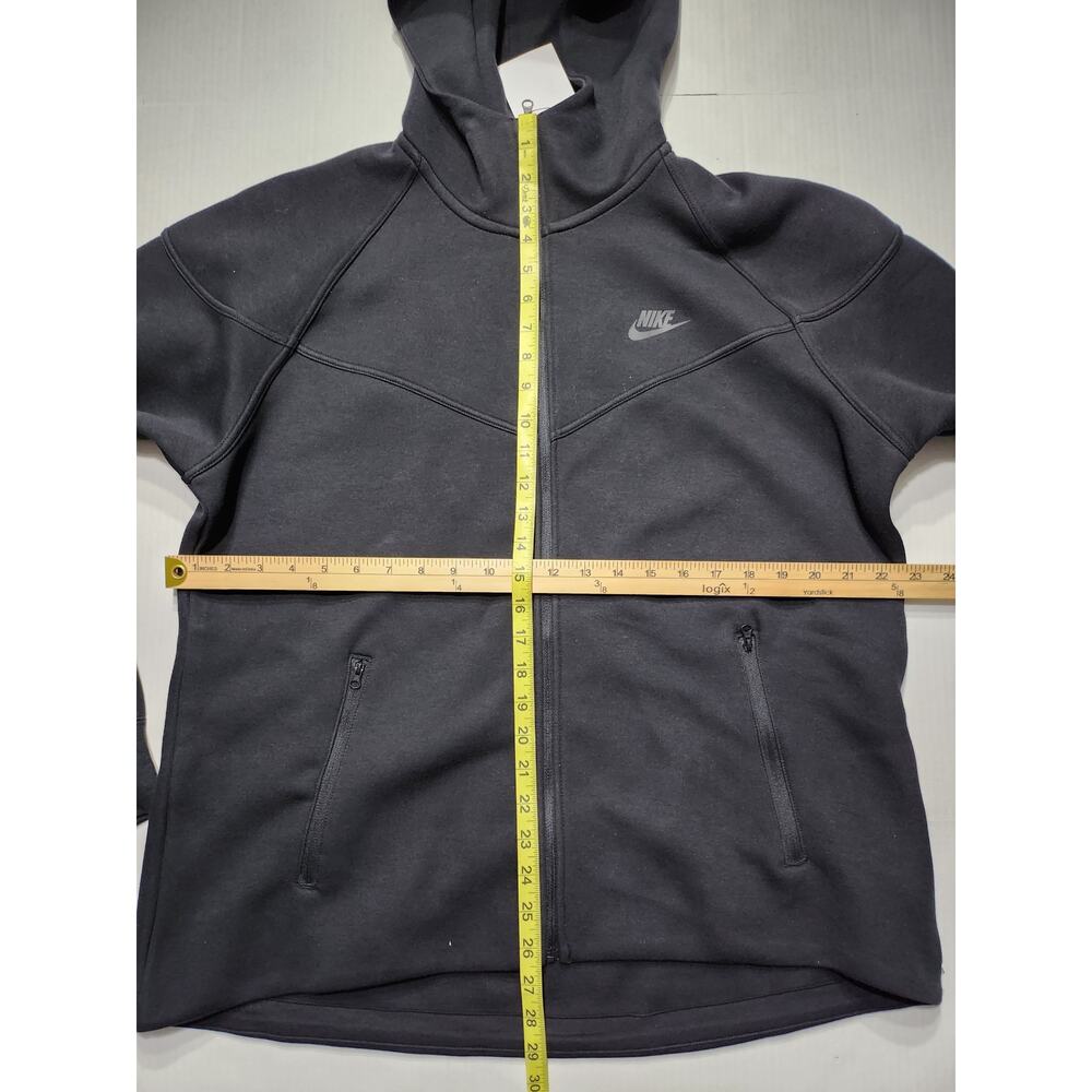 Women Size XL Sportswear Tech Fleece Hoodie Black Windrunner Full-Zip FB8338-010 - Picture 6 of 6